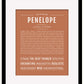 Penelope | Name Art Print
