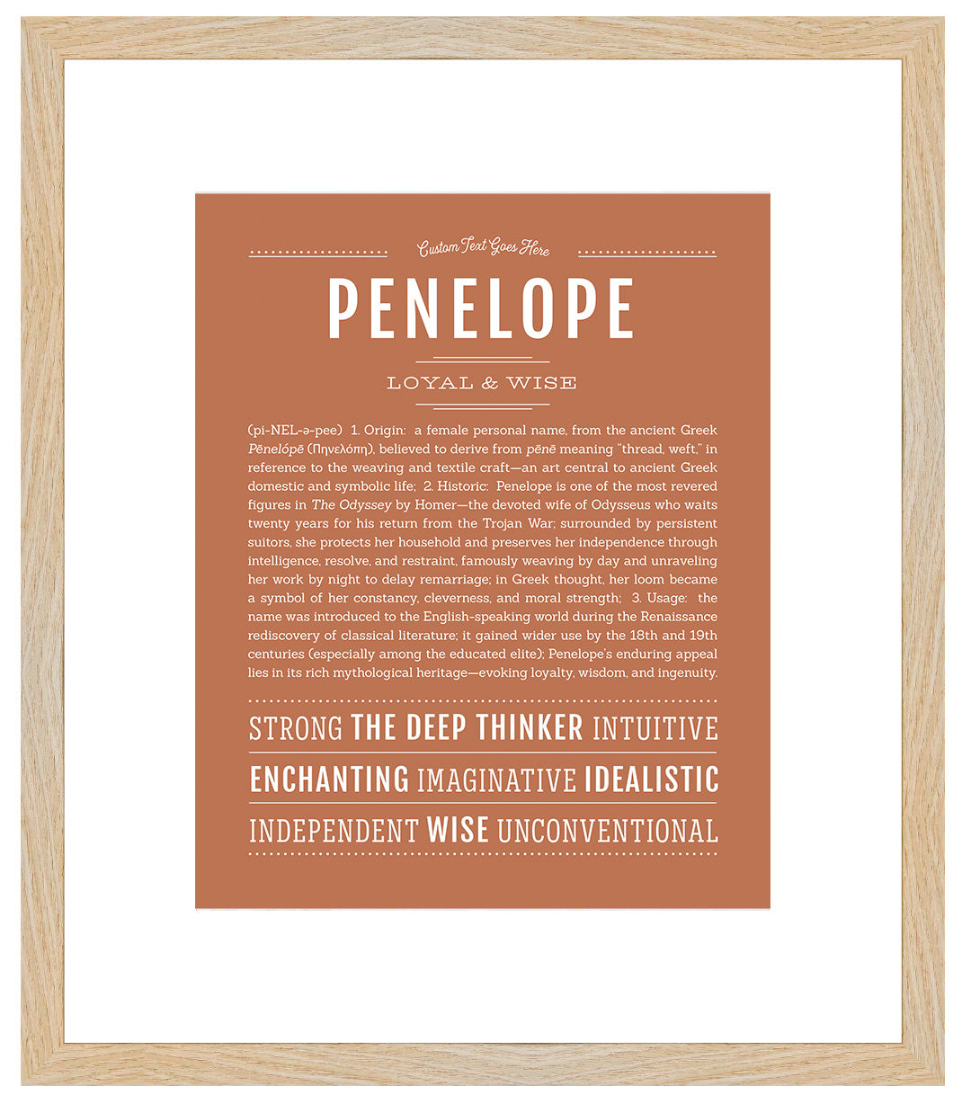 Penelope | Name Art Print