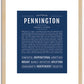 Pennington | Name Art Print