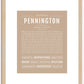 Pennington | Name Art Print