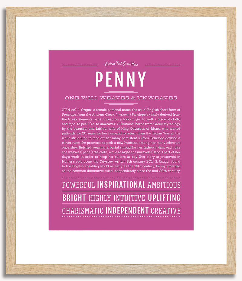 Penny | Name Art Print