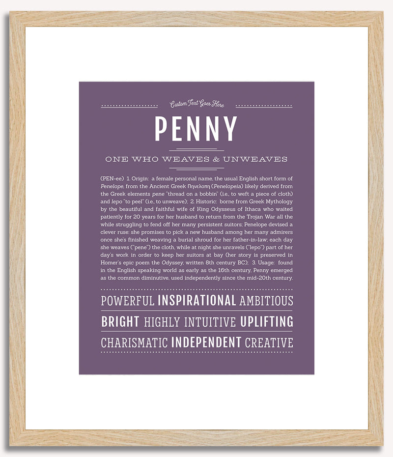 Penny | Name Art Print