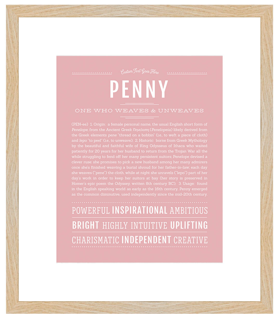 Penny | Name Art Print