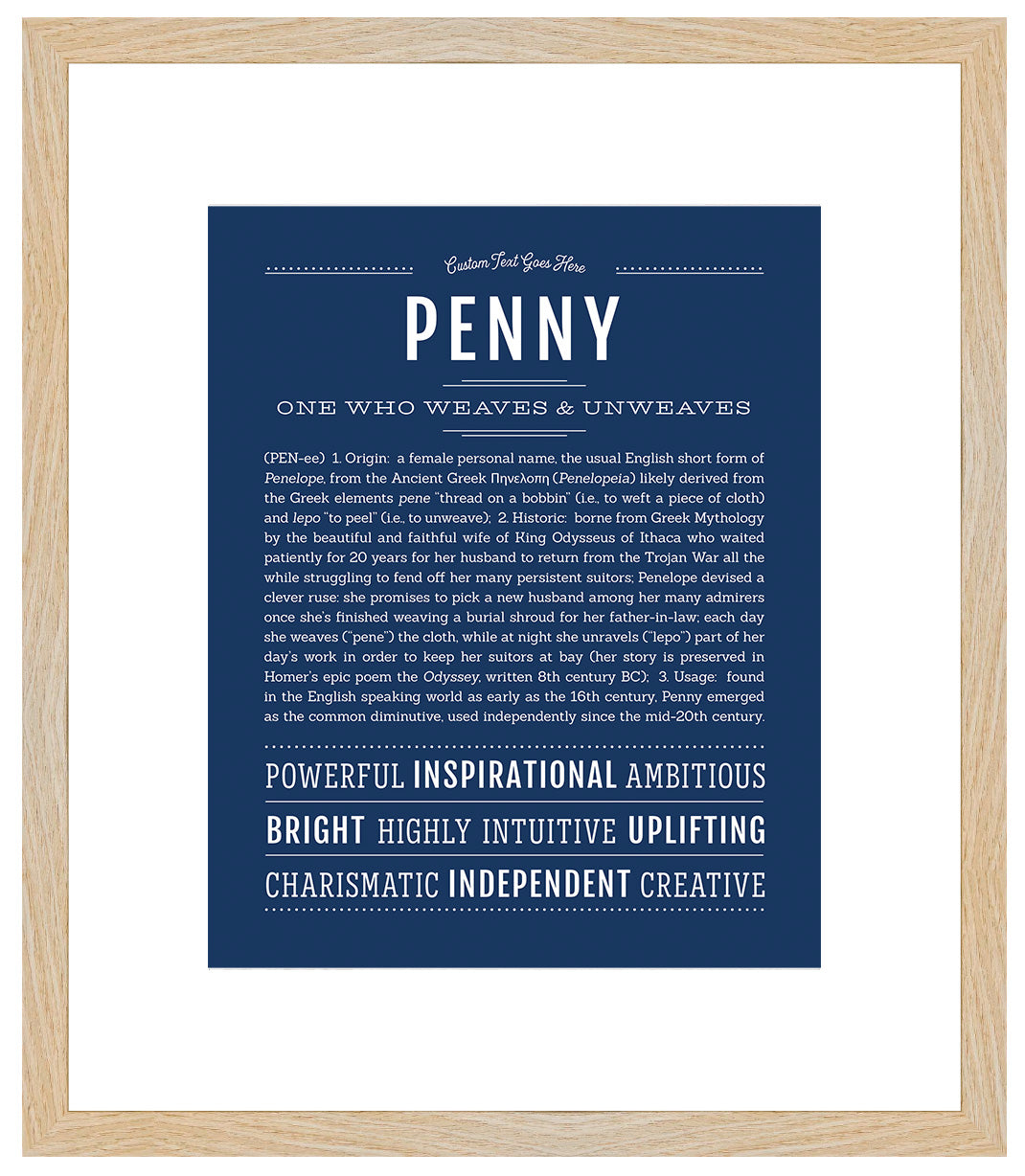 Penny | Name Art Print