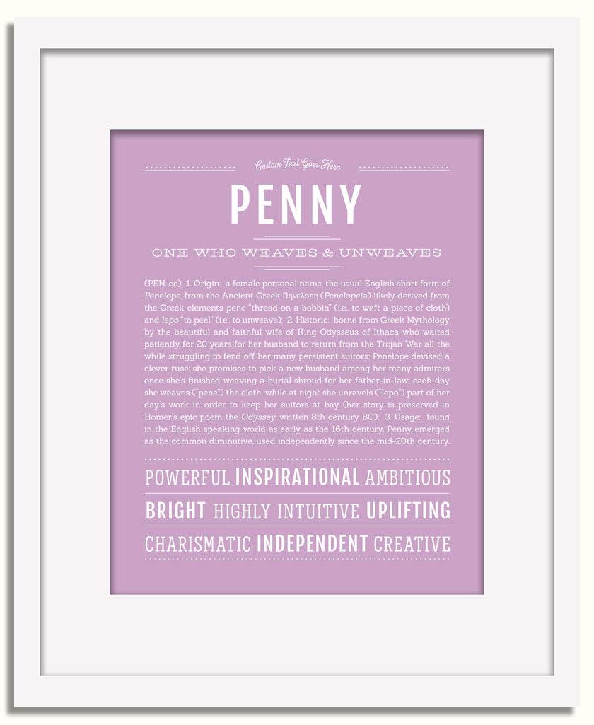 Frame Options | Lilac | White Frame, Matted