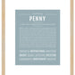 Penny | Name Art Print