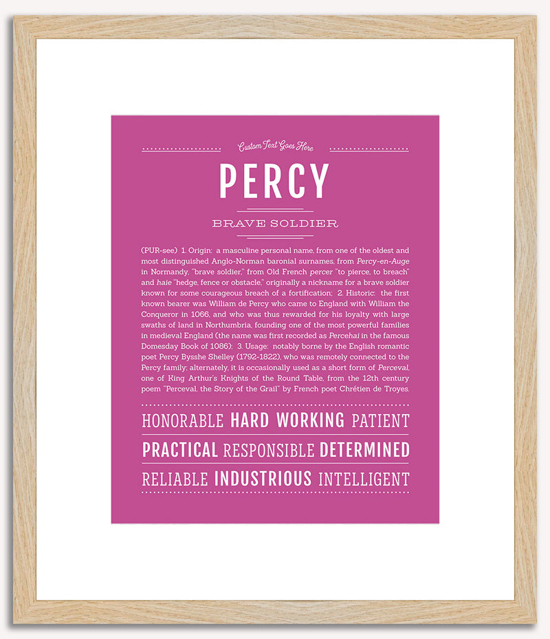 Percy | Name Art Print