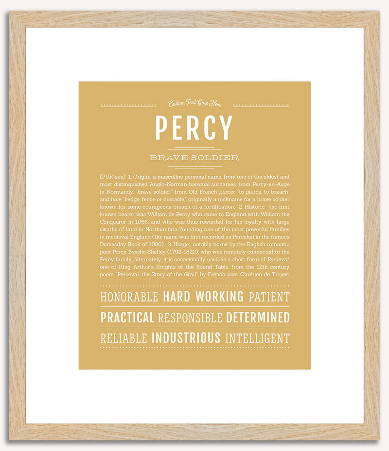 Percy | Name Art Print