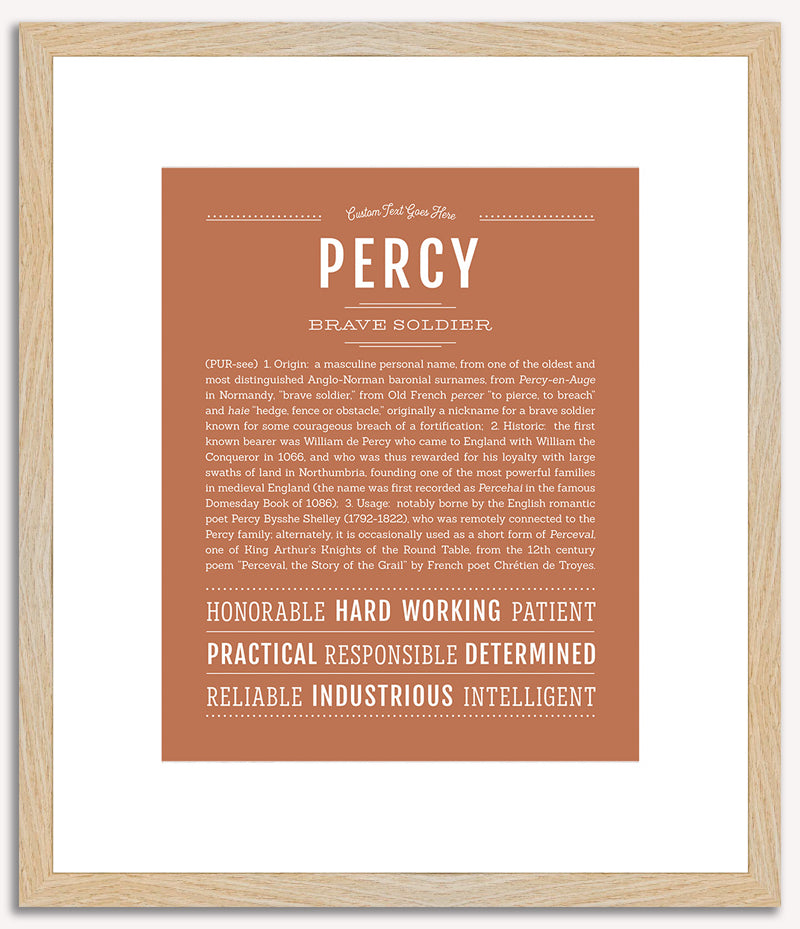 Percy | Name Art Print