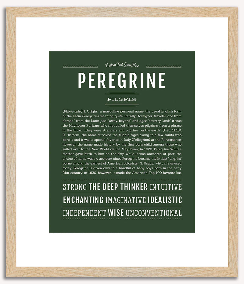 Peregrine | Name Art Print