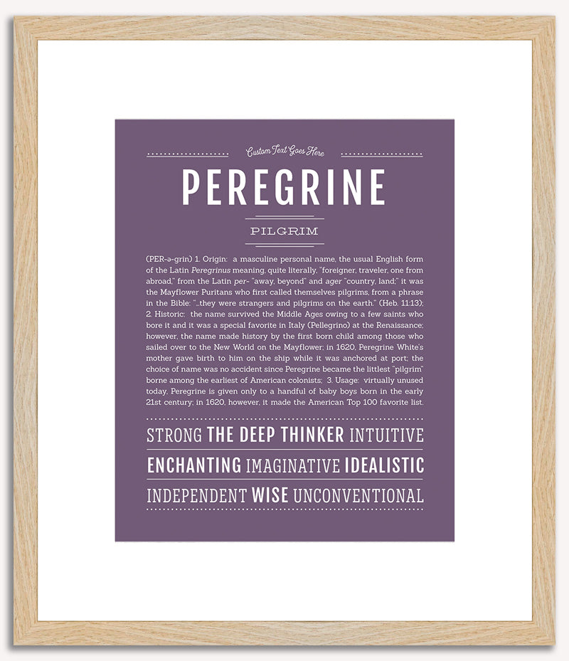 Peregrine | Name Art Print