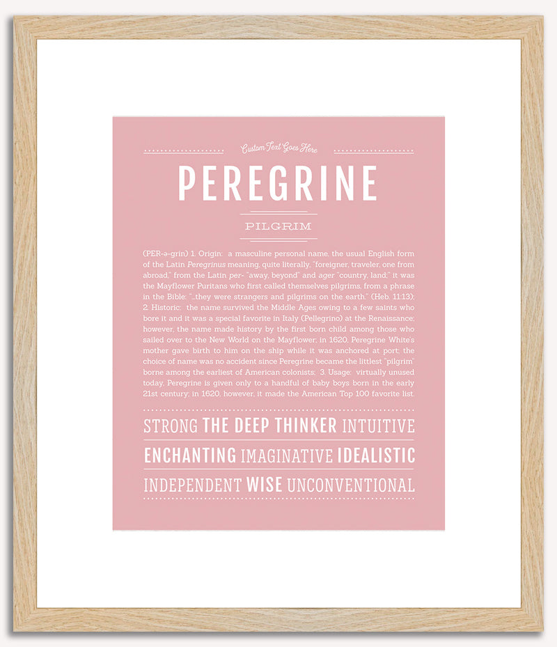 Peregrine | Name Art Print