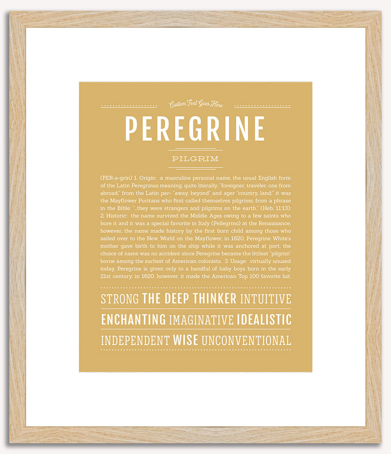 Peregrine | Name Art Print