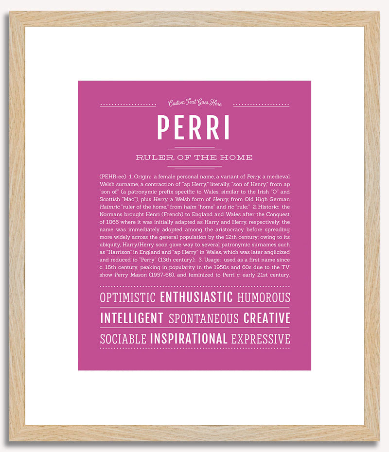 Perri | Name Art Print