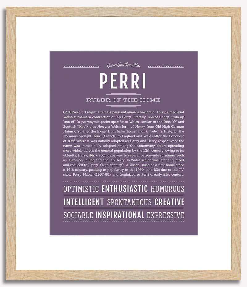 Perri | Name Art Print