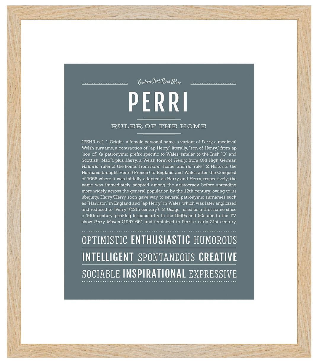 Perri | Name Art Print