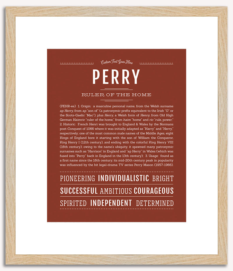 Perry | Name Art Print