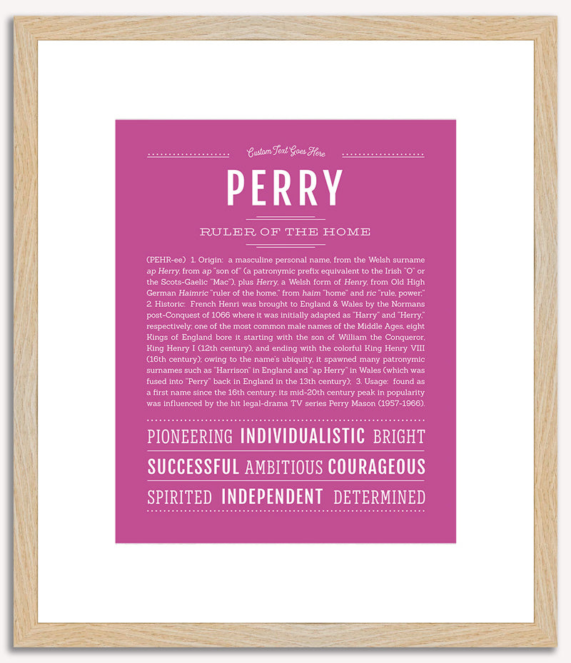 Perry | Name Art Print