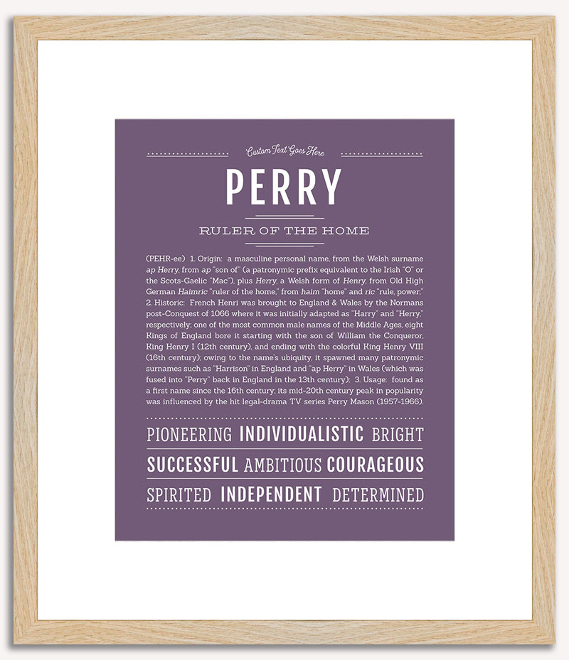 Perry | Name Art Print