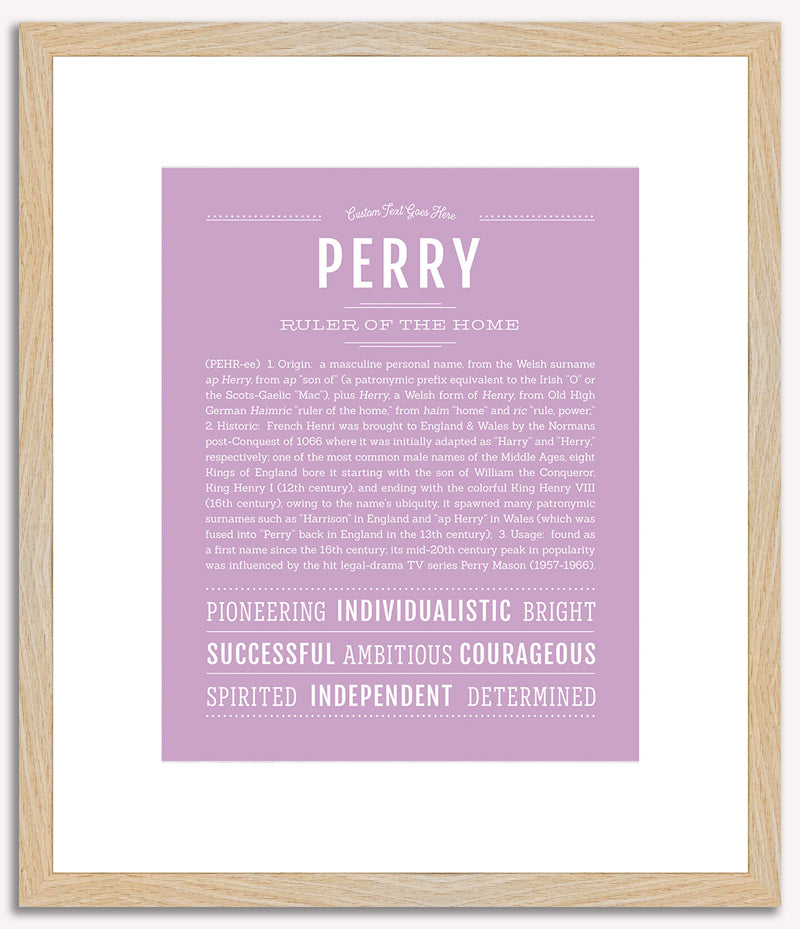 Perry | Name Art Print