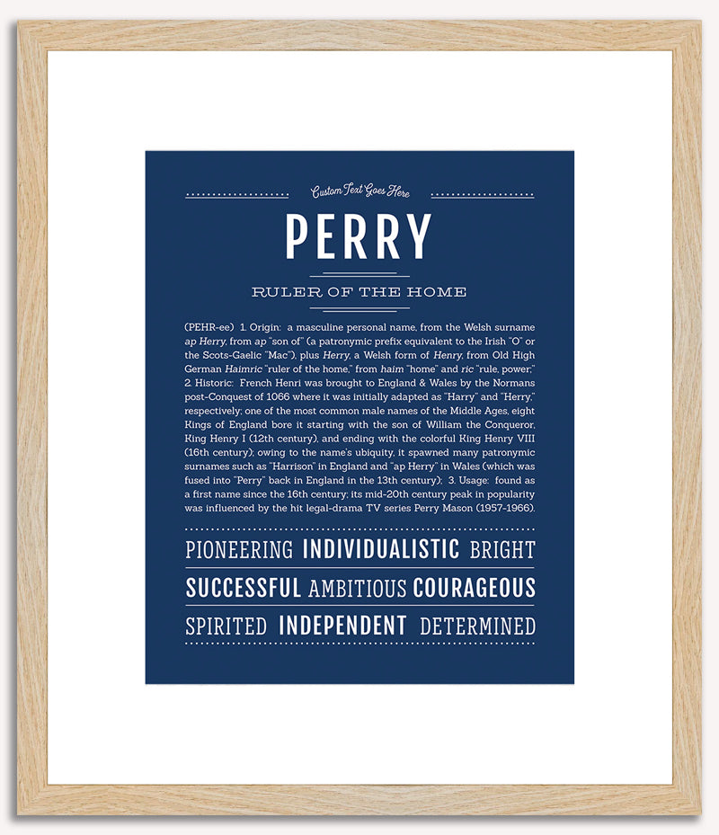 Perry | Name Art Print