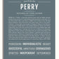 Perry Personalized Name Meaning Art Prints – Name Stories