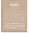 Perry Personalized Name Meaning Art Prints – Name Stories