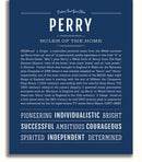 Perry | Name Art Print – Name Stories