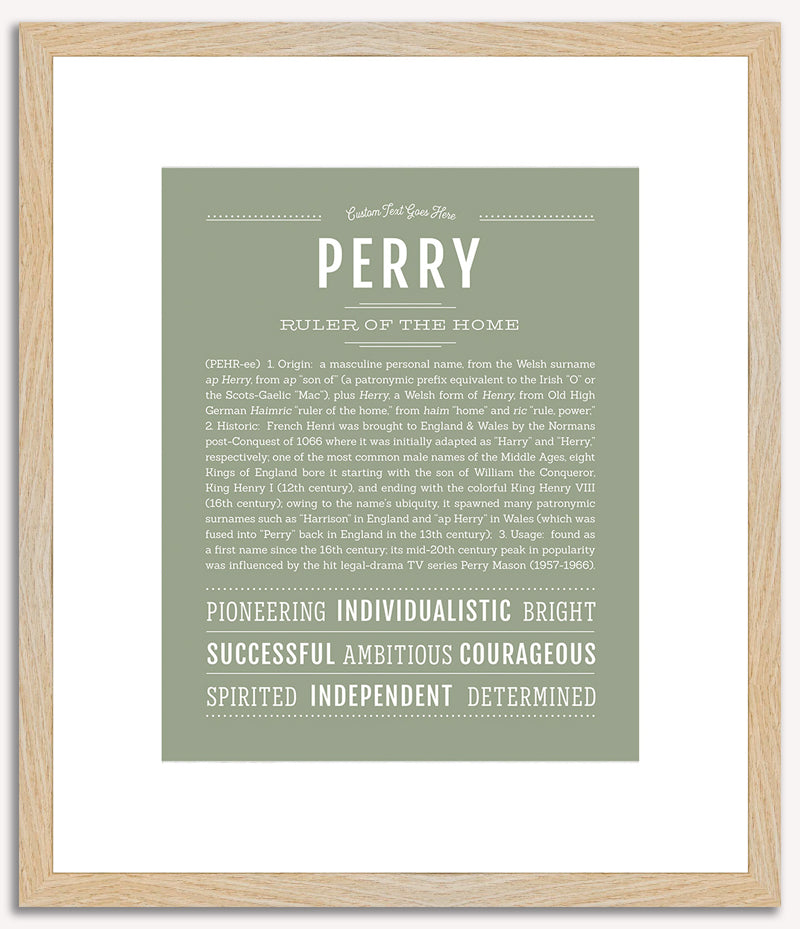 Perry | Name Art Print