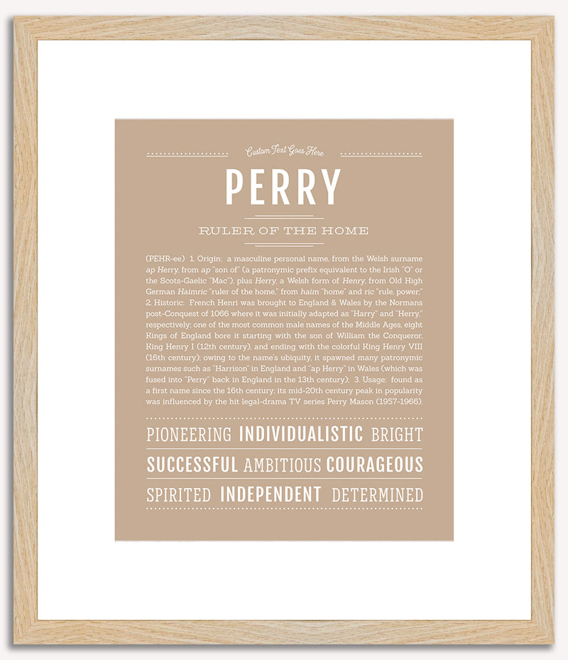 Perry | Name Art Print