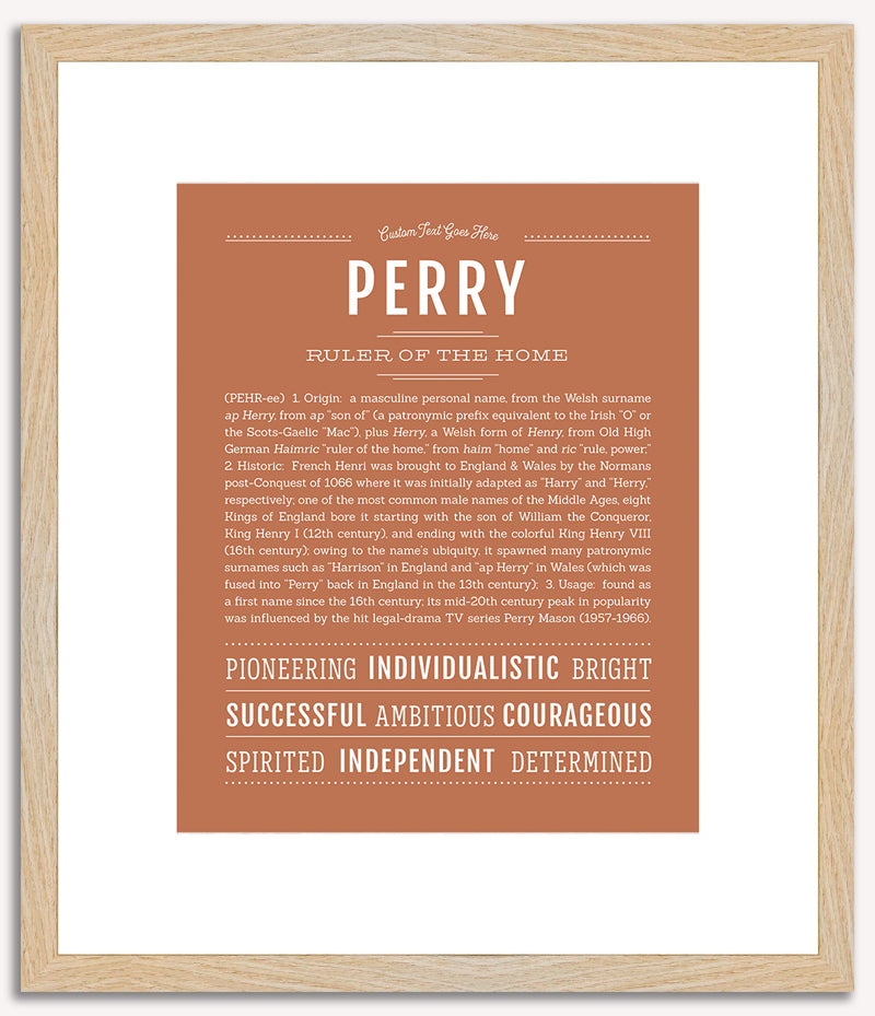 Perry | Name Art Print