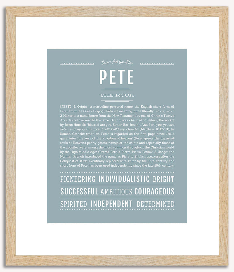 Pete | Name Art Print