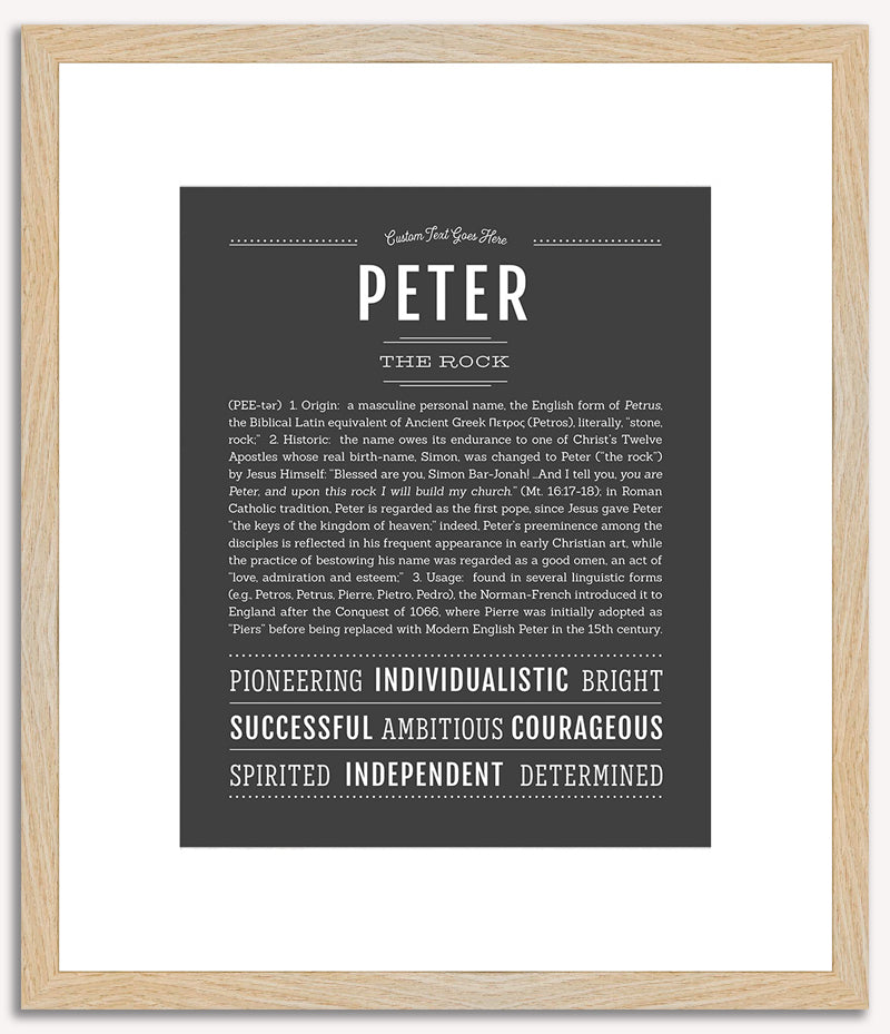 Peter | Name Art Print