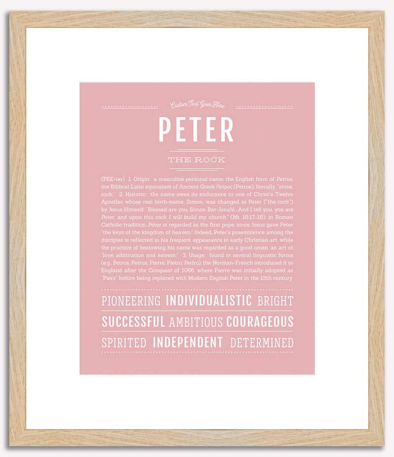 Peter | Name Art Print