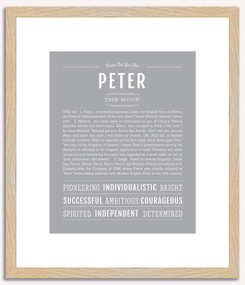 Peter | Name Art Print