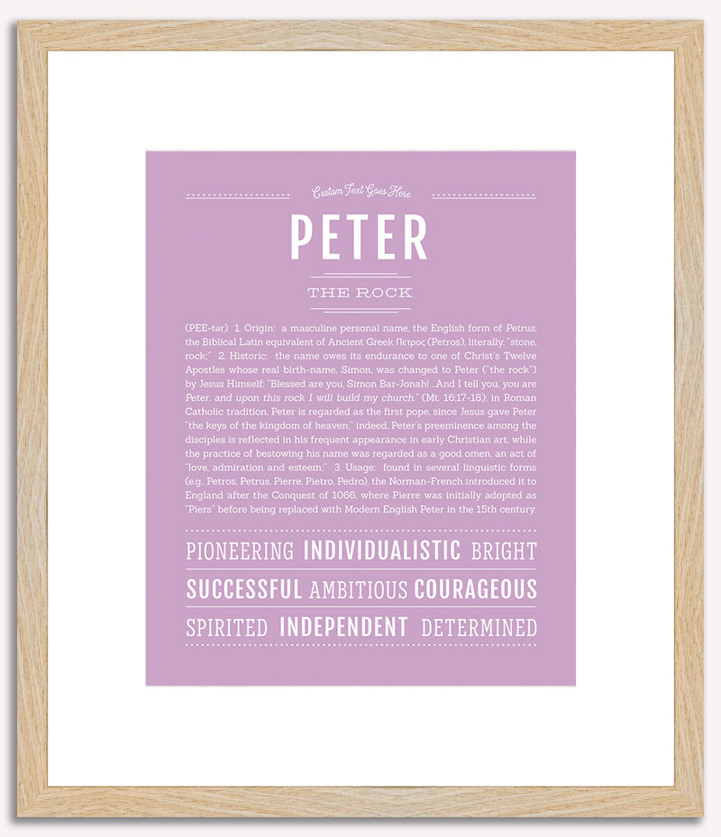 Peter | Name Art Print