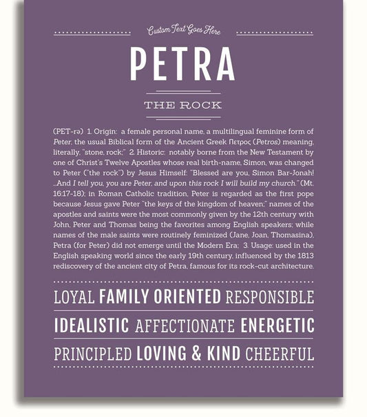 Frame Options | Deep Purple | No Frame