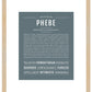 Phebe | Name Art Print