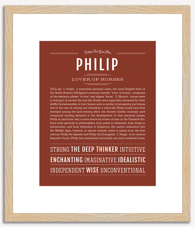 Philip | Name Art Print