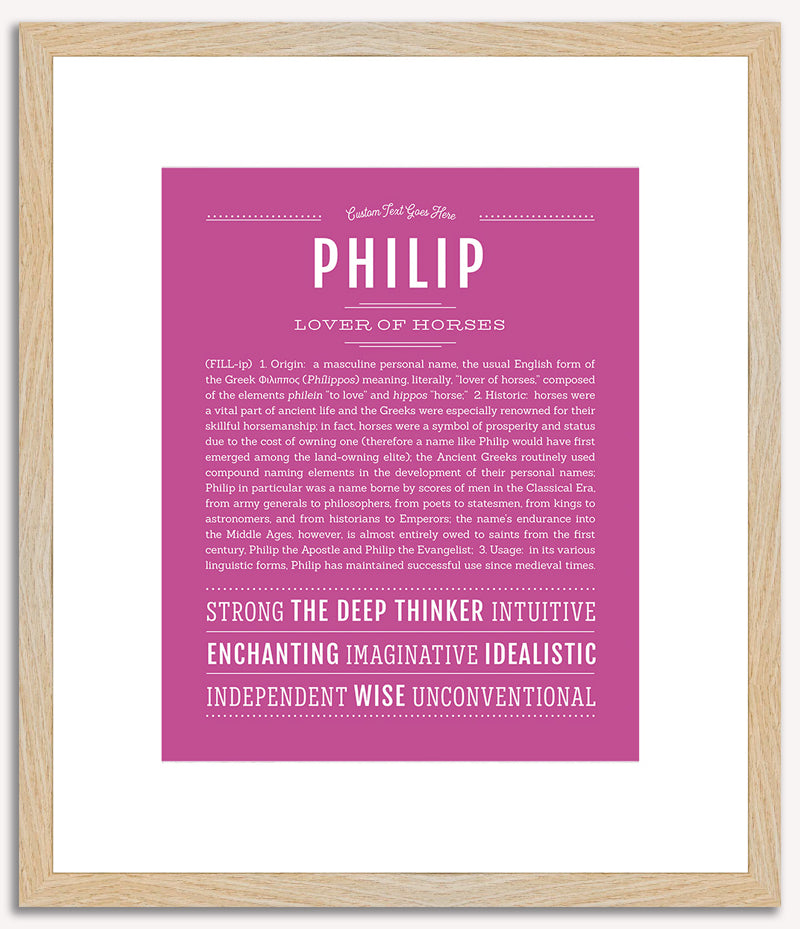 Philip | Name Art Print