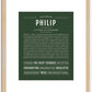 Philip | Name Art Print