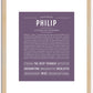 Philip | Name Art Print