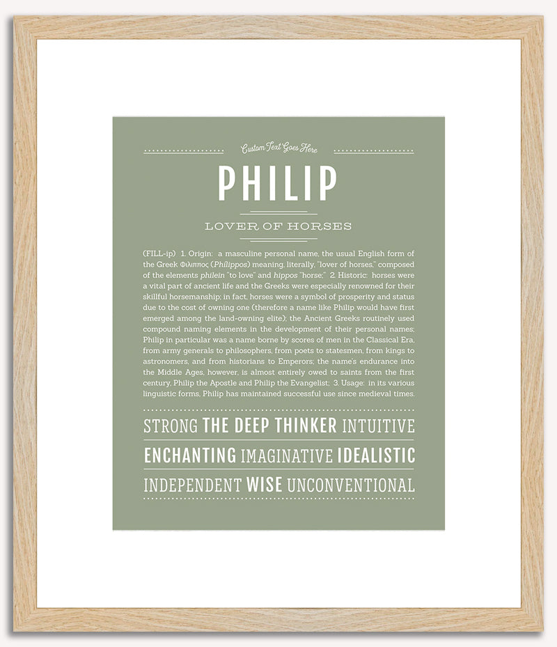 Philip | Name Art Print