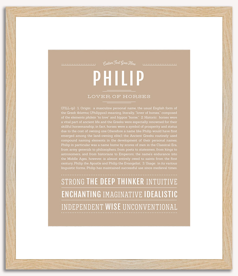 Philip | Name Art Print