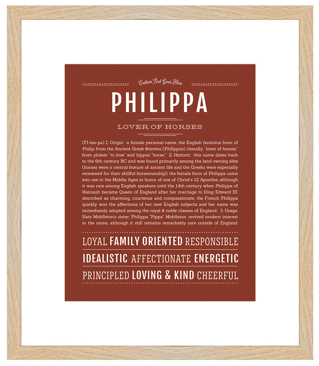 Philippa | Name Art Print