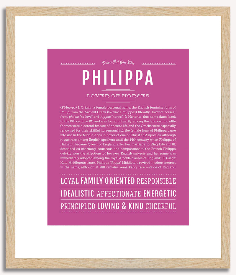 Philippa | Name Art Print