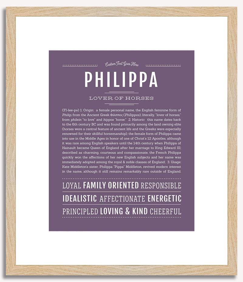 Philippa | Name Art Print