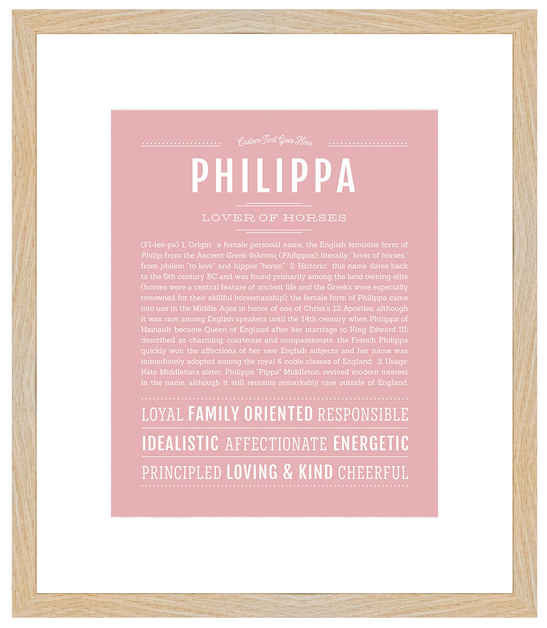 Philippa | Name Art Print