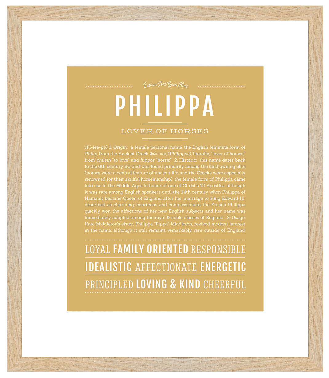 Philippa | Name Art Print