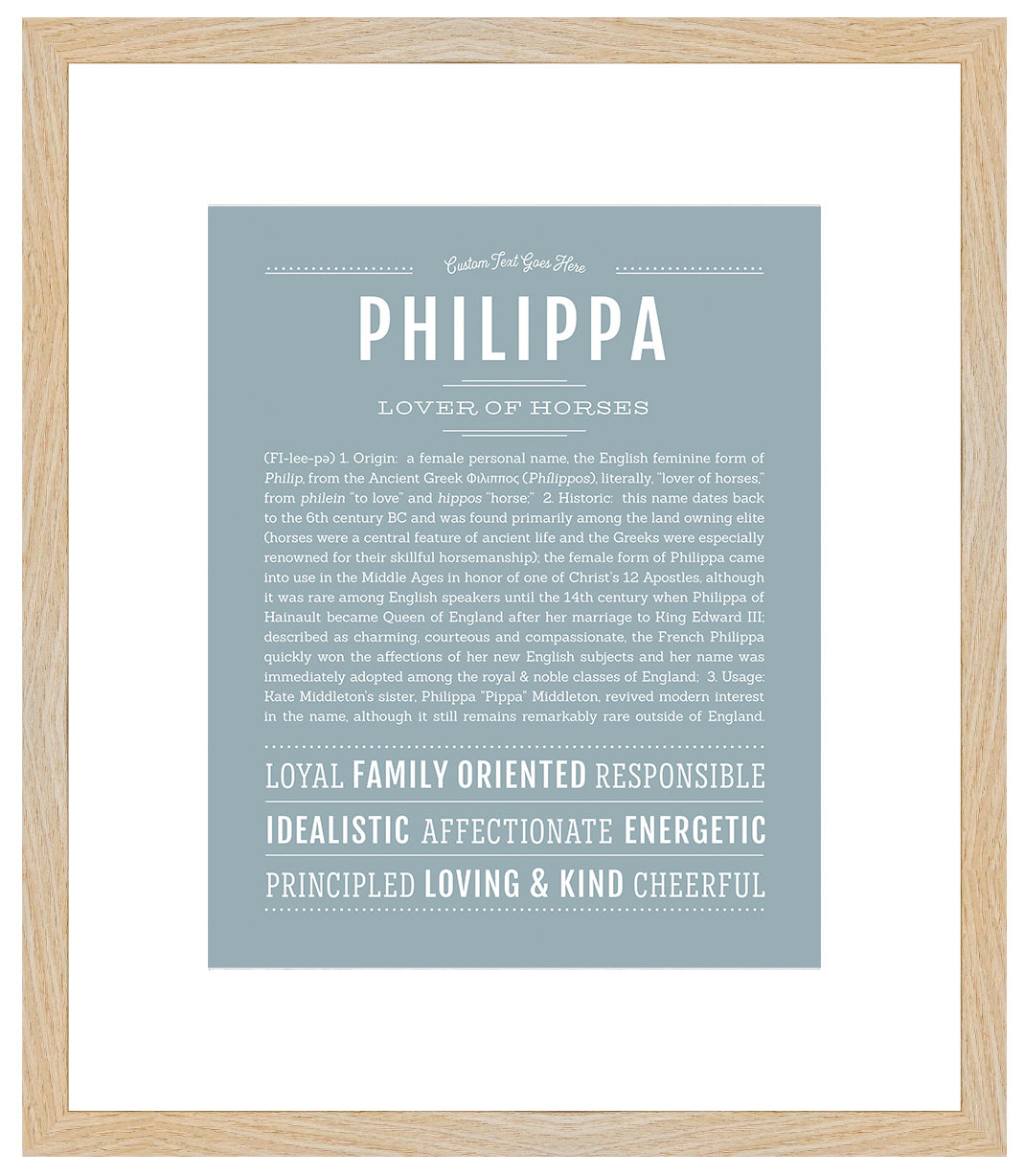 Philippa | Name Art Print